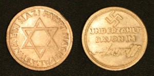 Nazi Jewish Medal to honor Jews for helping Hitler. 
