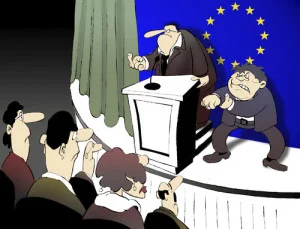 "And this is what we think of everyone except the corporate class!"