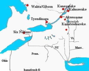 Some of our Mohawk communities of vast Rotino'shonni:onwe Territory. 