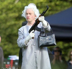 Queenie to her Privy: "Get my money or i"ll "mow you down!